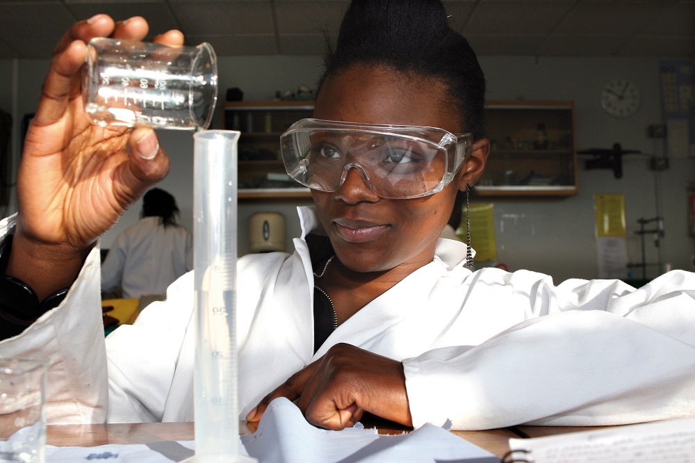woman working in a laboratory