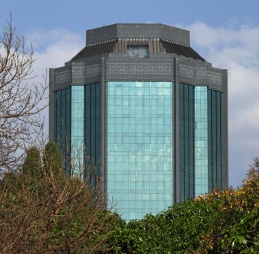 Zimbabwe skyline building and greenery