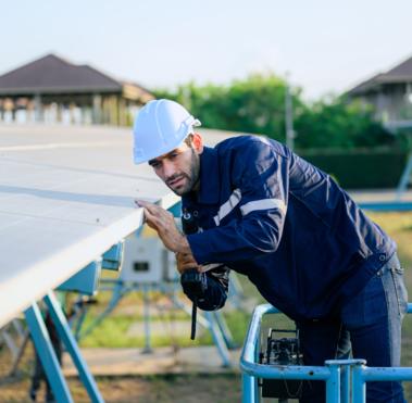 Engineer on site